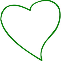 Green heart 61 icon - Free green heart icons
