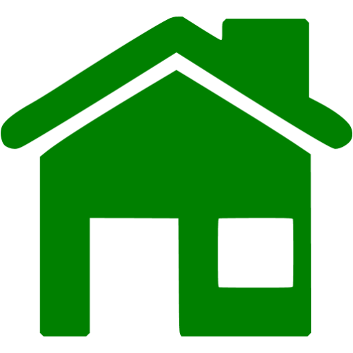 Green home 5 icon - Free green home icons