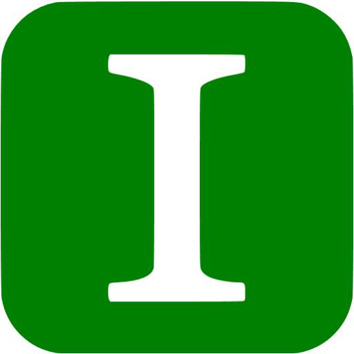 Green instapaper icon - Free green social icons