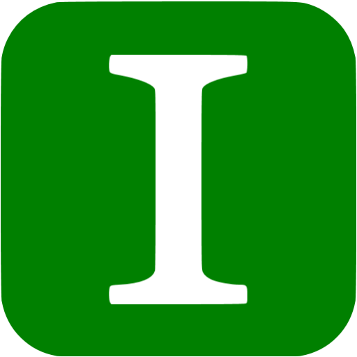 Green instapaper icon - Free green social icons