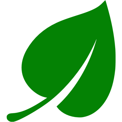 Green leaf icon 23363687 PNG