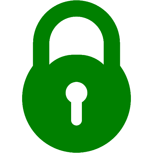 Green Lock Icon Free Green Lock Icons