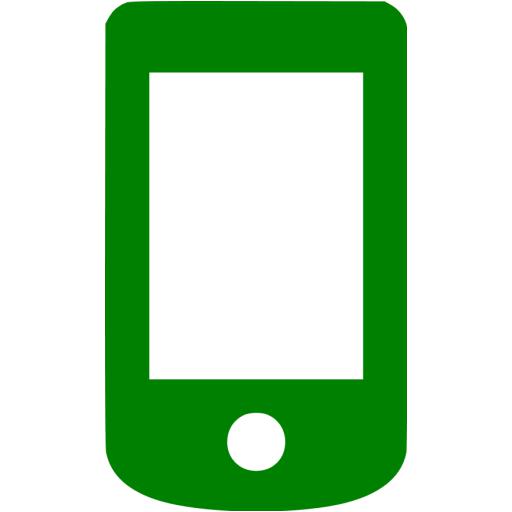Green Mobile Phone 8 Icon Free Green Mobile Phone Icons