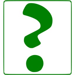 Green question mark 10 icon - Free green question mark icons