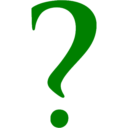 Green question mark 7 icon - Free green question mark icons