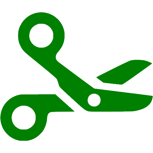 Green Scissors Icon Free Green Scissor Icons
