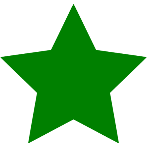 Green star 2 icon Free green star icons