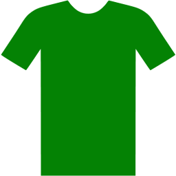 Green t shirt icon - Free green clothes icons