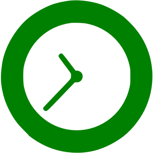 Green time 12 icon - Free green time