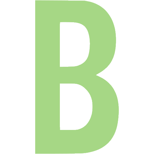 Guacamole green letter b icon - Free guacamole green letter icons