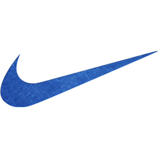 Blue and scratched nike icon - Free blue and scratched site logo icons ...