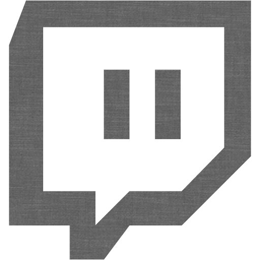 Grey wall twitch tv icon - Free grey wall site logo icons - Grey wall