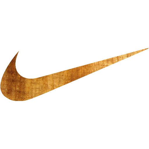 Gold nike sign on sale