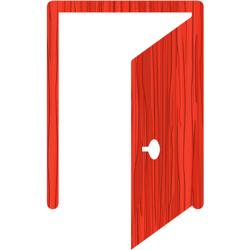 Sketchy red door 5 icon - Free sketchy red door icons - Sketchy red