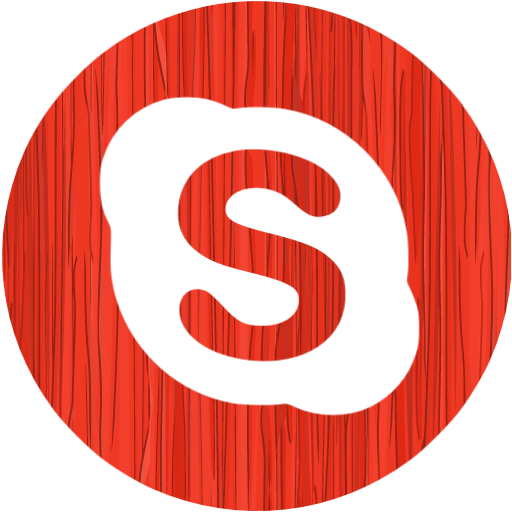 red skype logo png