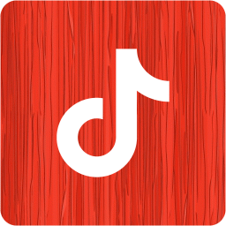 Sketchy red tiktok 2 icon - Free sketchy red social icons - Sketchy red