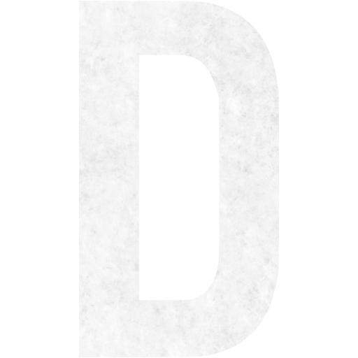 Snow letter d icon - Free snow letter icons - Snow icon set