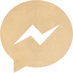 Vintage paper messenger icon Free vintage paper social icons Vintage paper icon set