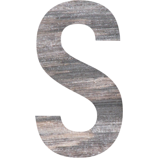 Weathered wood letter s icon Free weathered wood letter icons