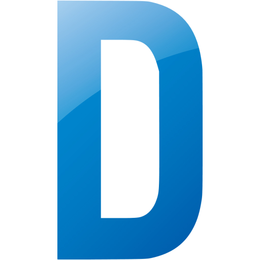 Web 2 blue letter d icon - Free web 2 blue letter icons - Web 2 blue ...