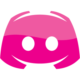 Web 2 deep pink discord 2 icon - Free web 2 deep pink site logo icons