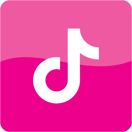 Web 2 deep pink tiktok 2 icon - Free web 2 deep pink social icons - Web