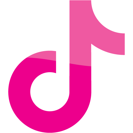 Web 2 deep pink tiktok icon - Free web 2 deep pink social icons - Web 2