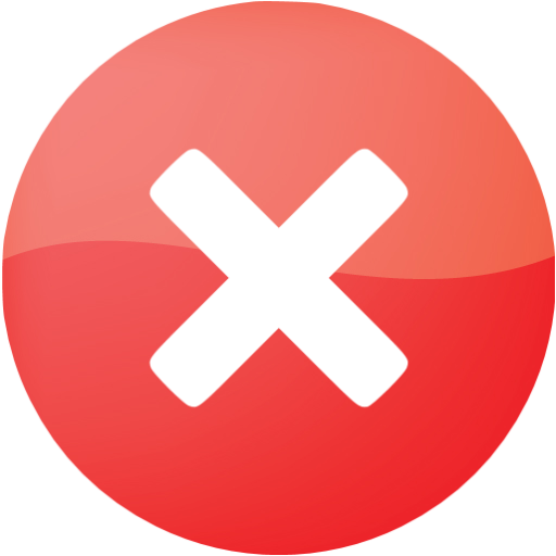 Web 2 red cancel icon - Free web 2 red cancel icons - Web 2 red icon set