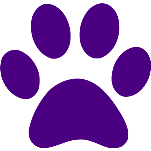 Indigo paw icon - Free indigo paw icons