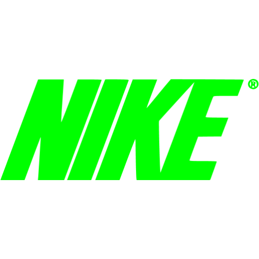 lime green nike logo