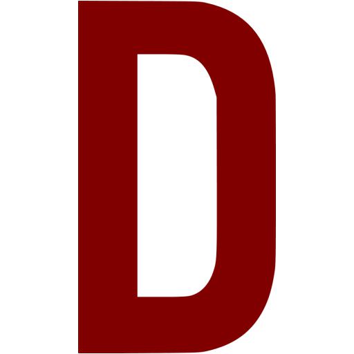 Maroon letter d icon - Free maroon letter icons