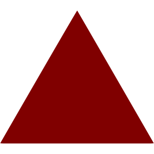 Maroon triangle icon - Free maroon shape icons