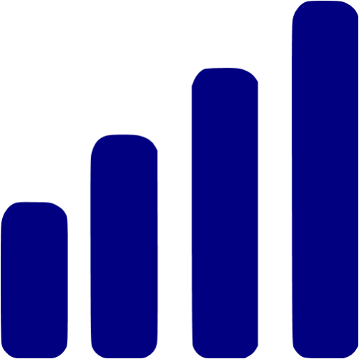 Navy Blue Bar Chart 3 Icon Free Navy Blue Chart Icons