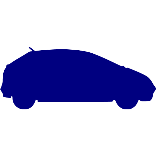 Navy blue car icon - Free navy blue car icons