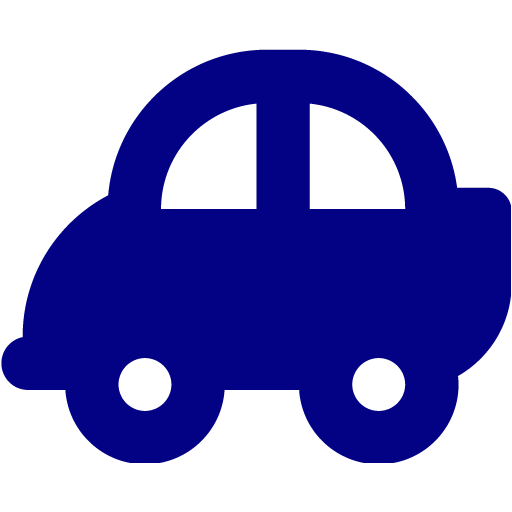 Navy blue car icon - Free navy blue car icons