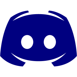 Navy blue discord 2 icon - Free navy blue site logo icons