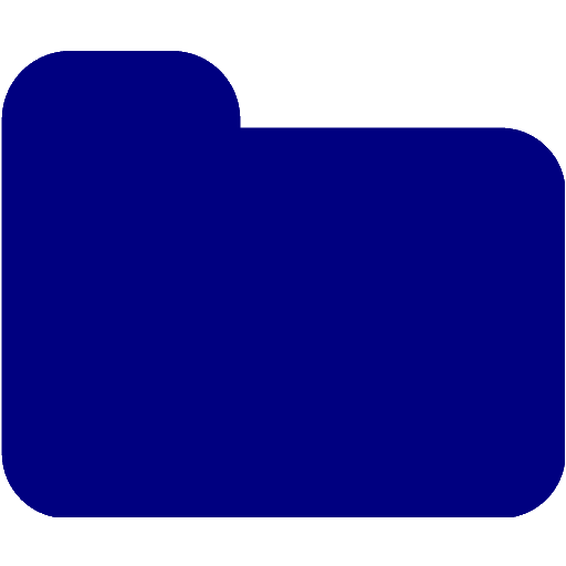 Blue discount folder icon