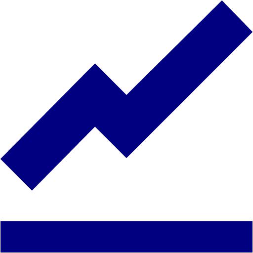 Navy Blue Graph Icon Free Navy Blue Chart Icons
