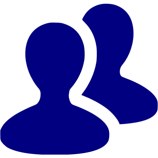 Navy blue group icon - Free navy blue user icons