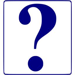 Navy blue question mark 8 icon - Free navy blue question mark icons