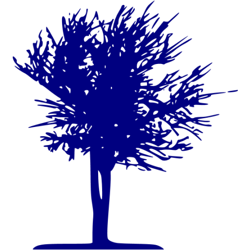 Navy blue tree 15 icon - Free navy blue tree icons