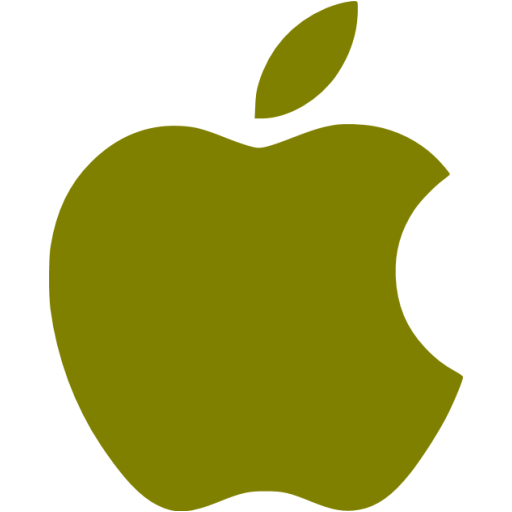 Olive apple icon.