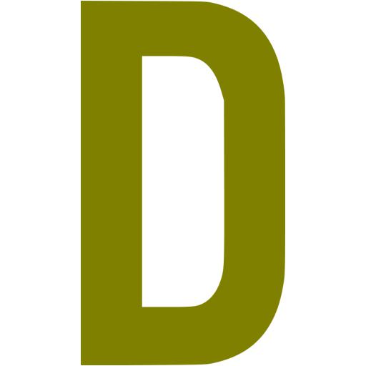 Olive letter d icon - Free olive letter icons