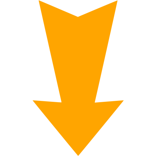 orange down arrow