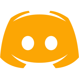 Orange discord 2 icon - Free orange site logo icons