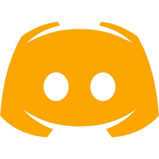 Orange discord 2 icon - Free orange site logo icons