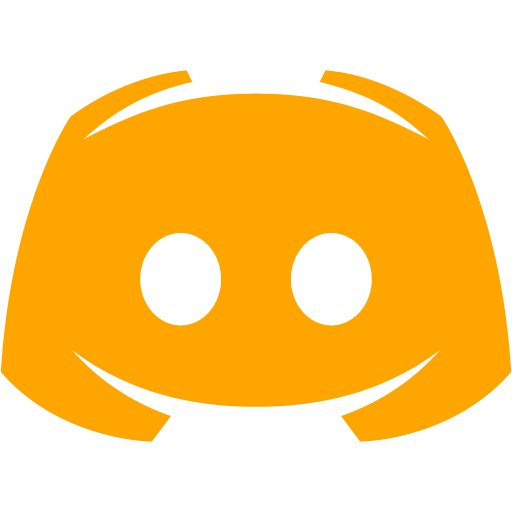 Orange discord 2 icon - Free orange site logo icons
