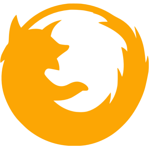 Orange Firefox Icon Free Orange Browser Icons
