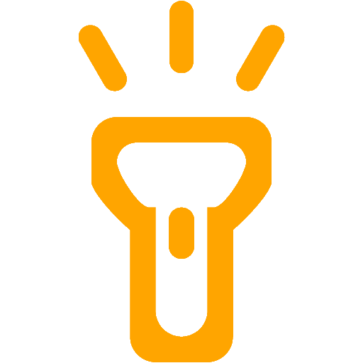 simple flashlight icon