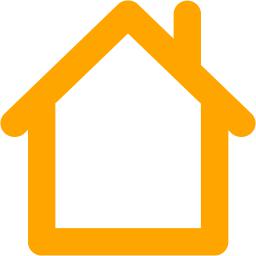 Orange home 2 icon - Free orange home icons